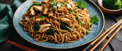 Nouilles sautées au poulet maison : secrets d’une recette asiatique authentique